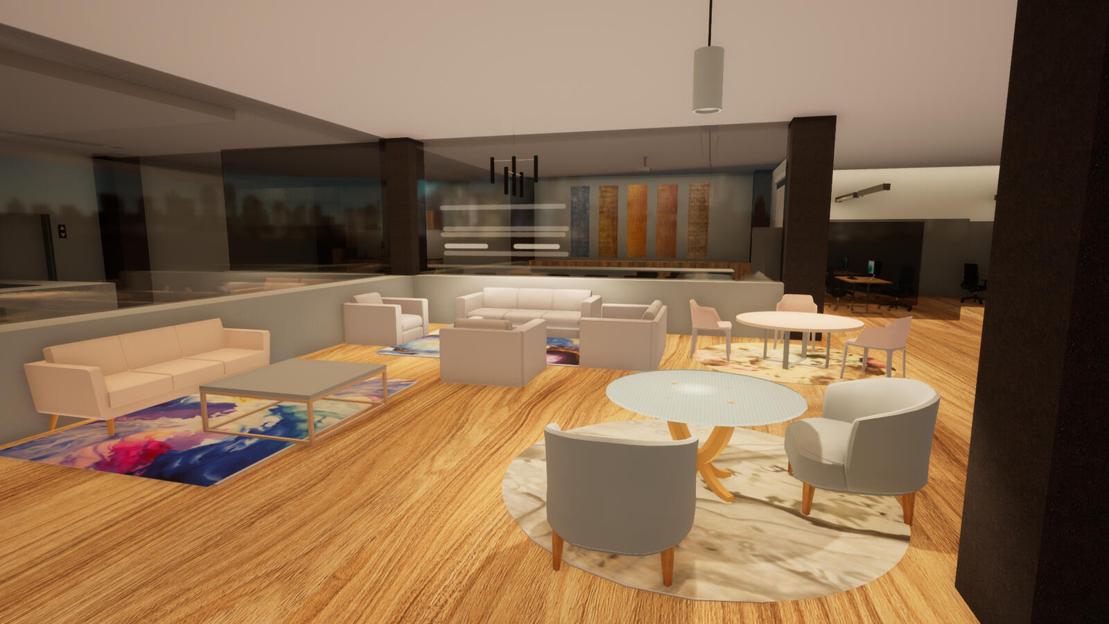 Living room section