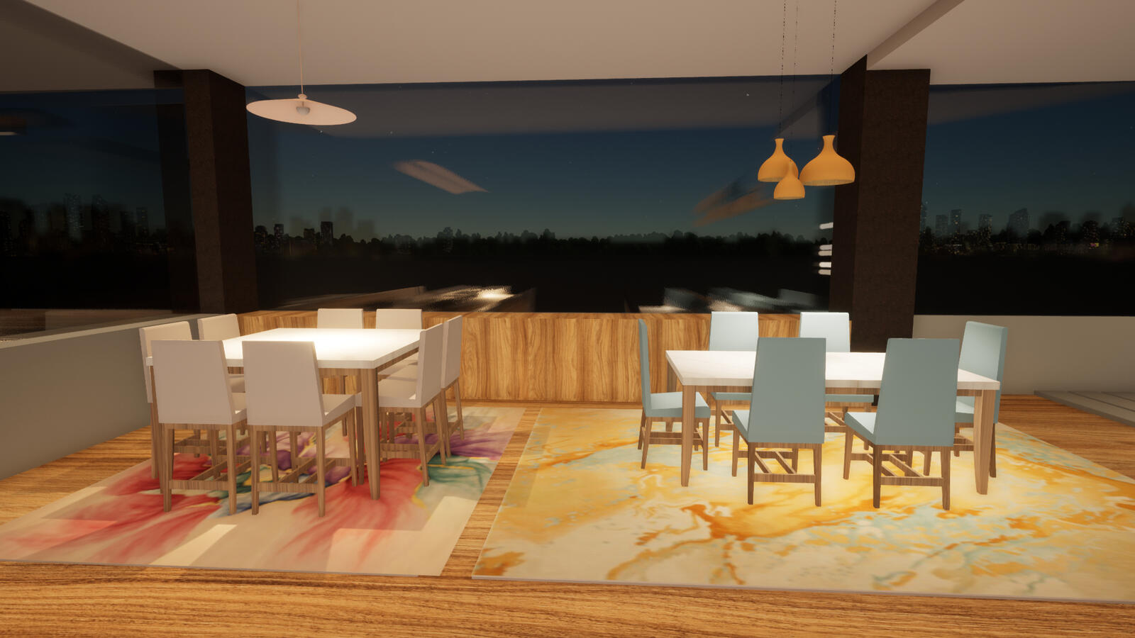 Dining room section
